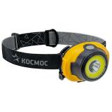  - Фонарь налобный 3Вт COB LED 3 режима работы питание 3хAAA КОСМОС KocH103COBLED