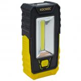 - Фонарь 5Вт СОВ 3LED клипса для крепл. магнит поворотная подставка 3хААА КОСМОС KocAu6006COB