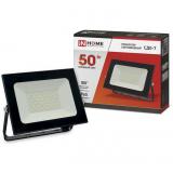  - Прожектор светодиодный СДО-7 50Вт 230В 6500К IP65 черн. IN HOME 4690612034638