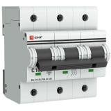  - Выключатель автоматический модульный 3п C 100А 15кА ВА 47-125 PROxima EKF mcb47125-3-100C