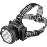  - Фонарь налобный аккумуляторный LED 5362 (220В 7LED 2 режима; черн.) Ultraflash 11256