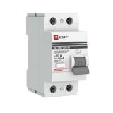  - Выключатель дифференциального тока (УЗО) 2п 63А 100мА тип AC ВД-100 (электромех.) PROxima EKF elcb-2-63-100-em-pro