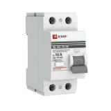  - Выключатель дифференциального тока (УЗО) 2п 16А 10мА тип AC ВД-100 (электромех.) PROxima EKF elcb-2-16-10-em-pro