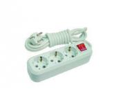  - Удлинитель 3х3м с заземл. 16А IP20 с выкл. Makel MGP213