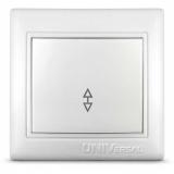  - Выключатель проходной 1-кл. СП Севиль 10А IP20 бел. UNIVersal С0025
