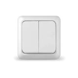  - Выключатель 2-кл. ОП Олимп 10А IP20 бел. UNIVersal О0023