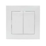  - Выключатель 2-кл. СП Валенсия 10А IP20 бел. PROxima EKF EWV10-023-10