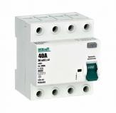  - Выключатель дифференциального тока 4P 40А 30мА тип AC 6кА УЗО-03 SchE 14235DEK