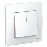  - Выключатель 2-кл. СП Blanca 10А IP20 (сх. 5) 250В бел. SE BLNVS010501