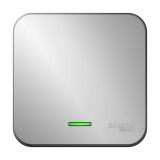  - Выключатель 1-кл. ОП Blanca 10А IP20 (сх. 1) 250В с подсветкой с изолир. пластиной алюм. SE BLNVA101113