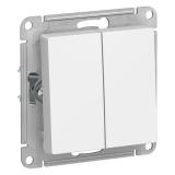  - Выключатель 2-кл. СП AtlasDesign 10А IP20 (сх. 5) 10AX механизм бел. SE ATN000151
