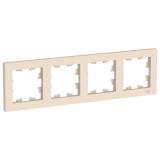  - Рамка 4-м AtlasDesign универс. беж. SE ATN000204