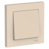  - Выключатель 1-кл. СП AtlasDesign 10А IP20 (сх. 1) 10AX в сборе беж. SE ATN000212