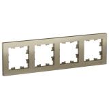 Рамка 4-м AtlasDesign универс. шампань SE ATN000504 - Рамка 4-м AtlasDesign универс. шампань SE ATN000504