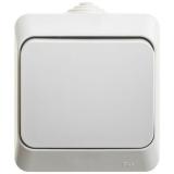  - Переключатель проходной 1-кл. ОП Этюд 10А IP44 10AX сер. SE BA10-046C