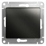  - Кнопка нажимная 1-кл. СП Glossa 10А IP20 (сх. 1) 10AX механизм антрацит SE GSL000715