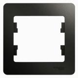  - Рамка 1-м Glossa антрацит SE GSL000701