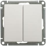  - Переключатель проходной 2-кл. СП W59 10А IP20 10AX механизм бел. SE VS610-256-1-86
